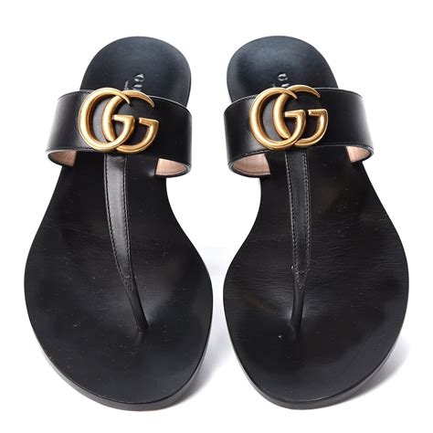 gucci double g sandal|gucci jelly thong sandals.